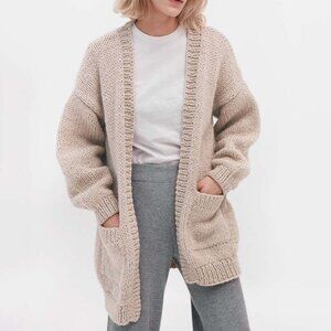 The Knotty Ones - Jurgis Cardigan - Beige - XS/S